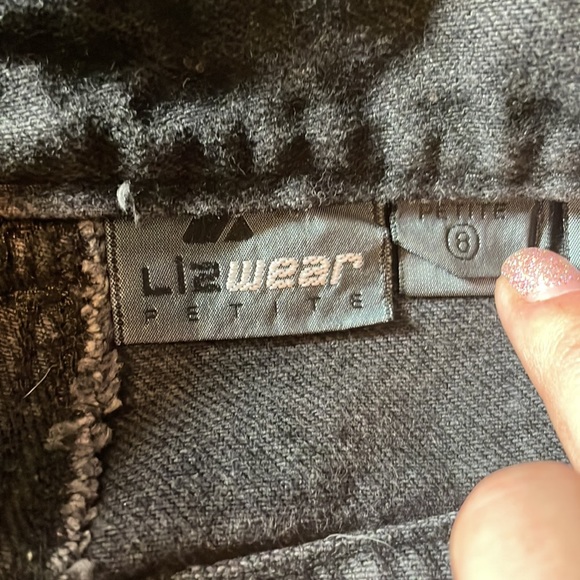 Black Vintage Liz Claiborne Mom Jeans - Picture 4 of 6